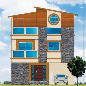 3BHK Villa Design – East Facing 20x50 Vastu-Friendly Layout | CozyCraft Homes