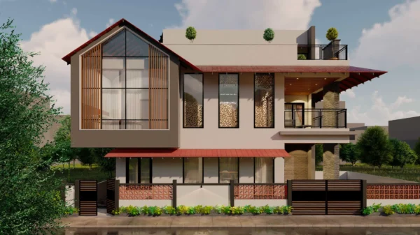 4BHK Duplex Villa Design – Vastu Compliant North Facing 40x40 | CozyCraft Homes