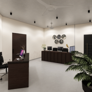 Office Space Design – Cabins, Meeting Rooms & Reception | CozyCraft Homes