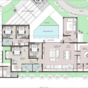 4000 Sq Ft Exquisite Farmhouse Villa Design – Luxury & Nature | CozyCraft Homes