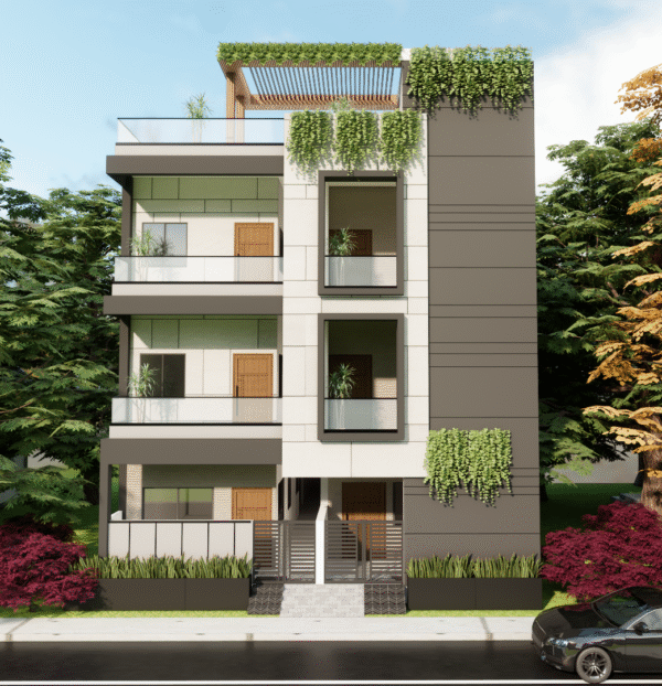 30x50 Floor Plan with 3D Elevation – West Facing Vastu Compliant | CozyCraft Homes