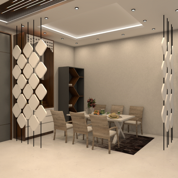 Minimalistic 3D Interior Design – Living, Bedroom & Bathroom | CozyCraft Homes - Image 2
