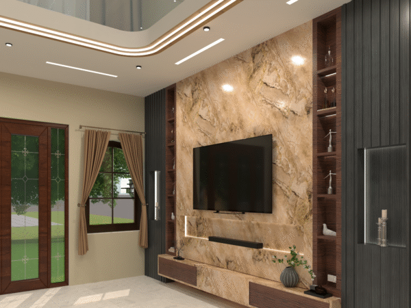 Farmhouse Interior 3D Design – Bedrooms, Living & Bath | CozyCraft Homes - Image 2