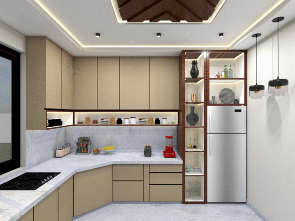 20x40 3D Elevation & Interior Design – Modern & Functional | CozyCraft Homes - Image 2