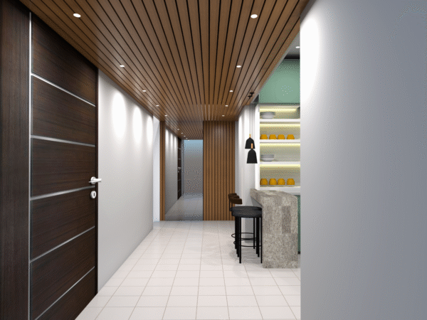 2BHK Flat Interior 3D Design – With Entry View | CozyCraft Homes - Image 7