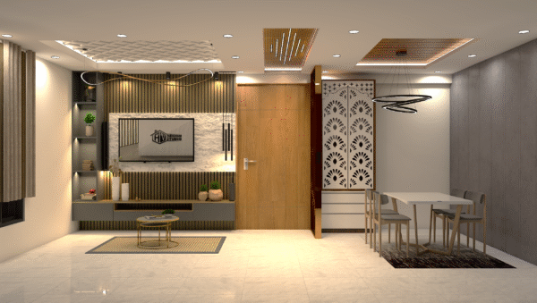 20x40 3D Elevation & Interior Design – Modern & Functional | CozyCraft Homes - Image 4