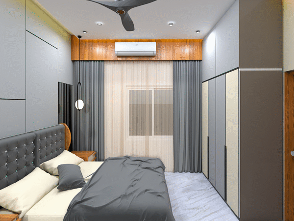 3BHK Duplex House Elevation – 30x40 Vastu Compliant Design | CozyCraft Homes - Image 6