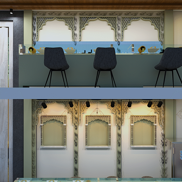 Jewellery Shop Interior Design – 20x15 Two-Floor Layout | CozyCraft Homes - Image 6