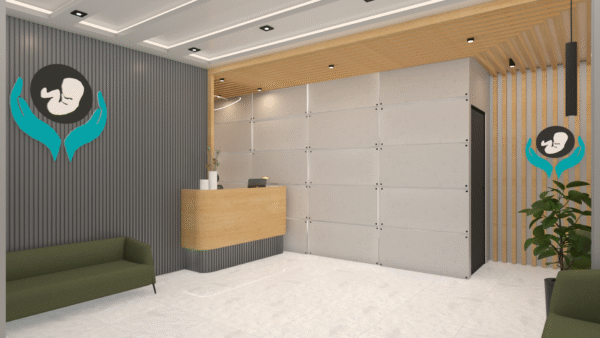 Newborn Clinic Interior Design – Reception + Consulting Room | CozyCraft Homes
