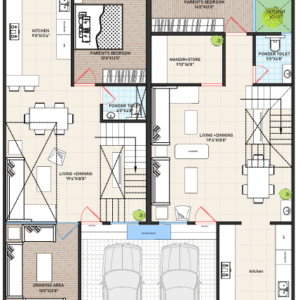 40X50 FLOOR PLAN LAYOUT