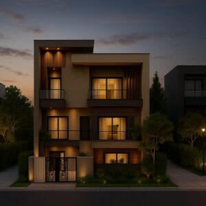 40x50 House Plan Layout with 3D Elevation – Modern Vastu Design | CozyCraft Homes