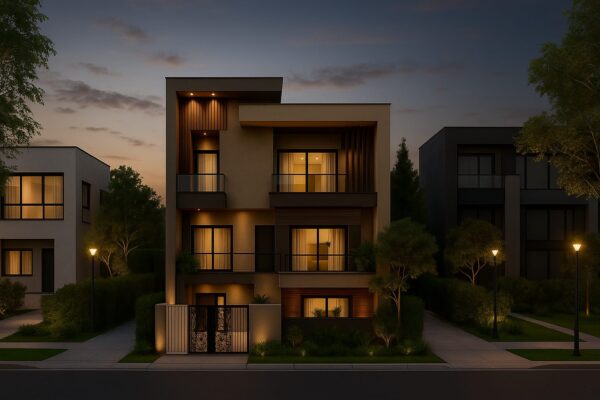 40x50 House Plan Layout with 3D Elevation – Modern Vastu Design | CozyCraft Homes