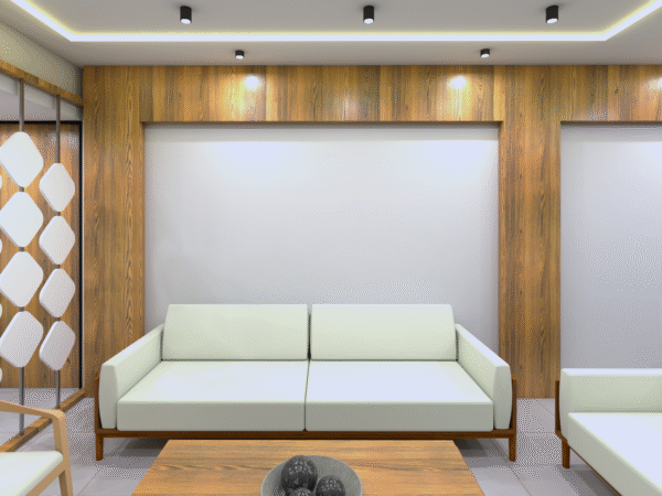 2BHK Flat Interior 3D Design – With Entry View | CozyCraft Homes - Image 9