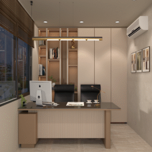 Office Cabin Design – Modern & Space-Efficient | CozyCraft Homes