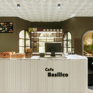 Cafe Interior Design – Custom Furniture & Counter Design | CozyCraft Homes
